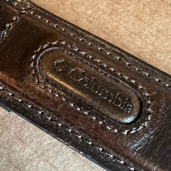 NWT Columbia genuine Leather 2X 46-48 belt (6” adjustments 45”-51”) - Picture 5 of 14